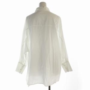 Spick&Span タグ付き 22SS カジュアルシャツ ブラウス パールモチーフ オーバーサイズ 長袖 F 白 ホワイト