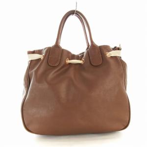 Repetto アラベスク ハンドバッグ リボン 茶 ブラウン