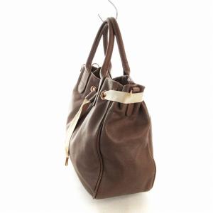 Repetto アラベスク ハンドバッグ リボン 茶 ブラウン