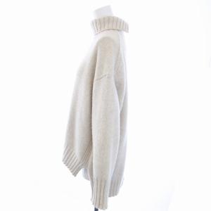 TOMORROWLAND ニット セーター 長袖 カットソー ハイネック カシミヤ混 S ベージュ