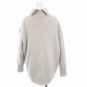 TOMORROWLAND ニット セーター 長袖 カットソー ハイネック カシミヤ混 S ベージュ