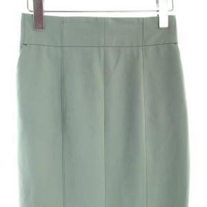 STUDIOUS マルチストレッチ スリットロングスカート ミモレ タイト 1 S 青 ブルー