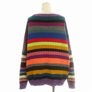 MAX&CO. ニット ボーダー アルパカ混 セーター 長袖 L マルチカラー
