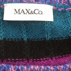 MAX&CO. ニット ボーダー アルパカ混 セーター 長袖 L マルチカラー
