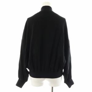 ENFOLD 18SS コットンローブブルゾン ジャンパー 36 S 黒 ブラック /AN31