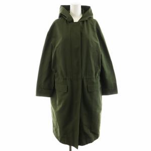 セオリーリュクス☆ミリタリーブルゾン38カーキ未使用 21AW DOVER KENT ミリタリーコート ロング丈 フード 38 M カーキ