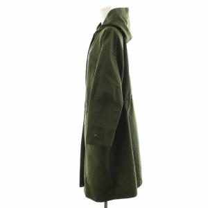 21AW DOVER KENT ミリタリーコート ロング丈 フード 38 M カーキ