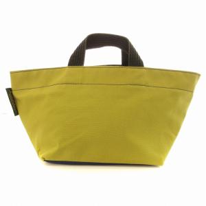 Hervé Chapelier ハンドバッグ キャンバス 舟型 鞄 黄緑 グリーン