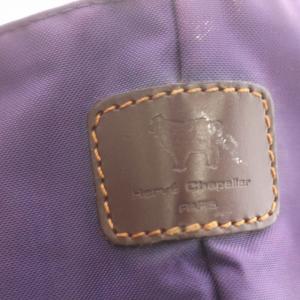 Hervé Chapelier トートバッグ ナイロン 紫 パープル