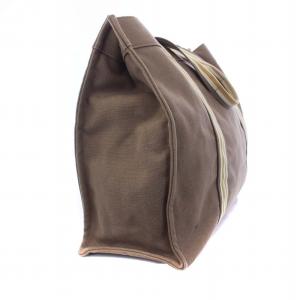 HERMES サックドプラージュ ノマードGM トートバッグ ハンドバッグ キャンバス 茶 ブラウン