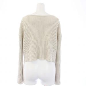 L'Appartement 23AW Boucle 2way Short Cardigan ニットカーディガン ショート丈 長袖 ベージュ