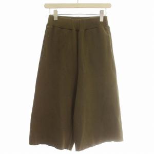 HEAVY MILANO RIB KNIT ニットパンツ ハーフ パンツ 1 S カーキ /G