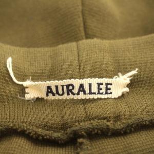 AURALEE HEAVY MILANO RIB KNIT ニットパンツ ハーフ パンツ 1 S カーキ /G