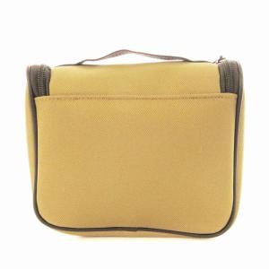 HUNTING WORLD ポーチ 小物入れ スクエア型 キャンバス 鞄 ベージュ