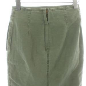 MADISONBLUE タイトスカート ロング ミモレ スリット 00 XS カーキ