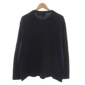 POLO RALPH LAUREN CUSTOM SLIM FIT Tシャツ カットソー 長袖 コットン XL 紺 ネイビー