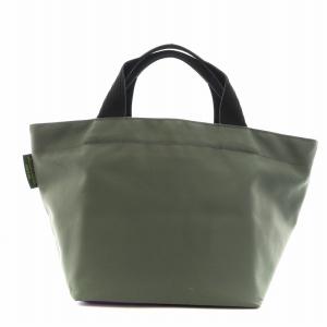Hervé Chapelier 舟形 トートバッグ ハンドバッグ ナイロン グレー 紫 パープル 1027N