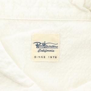 Ron Herman シャツ 半袖 コットン M 白 ホワイト /AN35