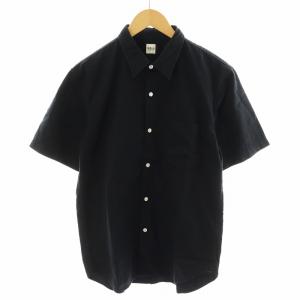 RON HERMAN ブラック長袖シャツ UPSTAIRSカシミヤ RON HERMAN ブラック長袖シャツ UPSTAIRSカシミヤ （Ron Herman