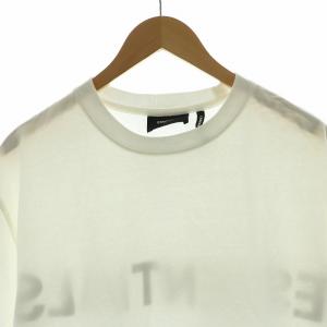 FOG ESSENTIALS Tシャツ カットソー 半袖 バッグロゴプリント プルオーバー S 白 ホワイト /NQ