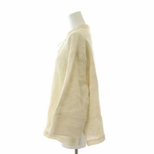 BEAUTY&YOUTH UNITED ARROWS BL C RSL/MESH VN PO ラッセルメッシュ Vネック プルオーバー シャツ ブラウス キーネック