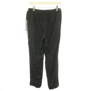 DRIES VAN NOTEN イージーパンツ ストライプ柄 36 ブラック ブラウン