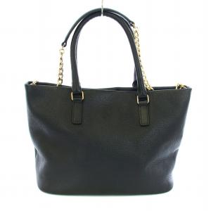 agnes b. ショルダーバッグ チェーンワンショルダーバッグ ハンドバッグ 3WAY レザー 牛革 ロゴ 黒 ブラック