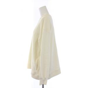 23区 24SS スウェット トレーナー プルオーバー 長袖 クルーネック 38 M アイボリー /BM