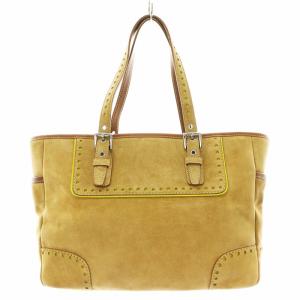 COACH トートバッグ ハンドバッグ スエード ベージュ 1430