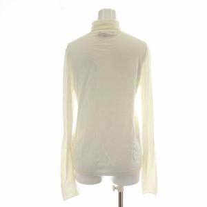 23区 23AW ニット カットソー タートルネック 長袖 38 M 白 ホワイト