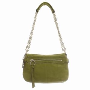 COACH ショルダーバッグ 17825 2WAY チェーンショルダー グリーン 緑
