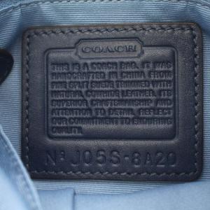 COACH ショルダーバッグ 8A20 スエード 青 ブルー