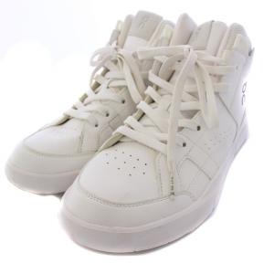 ON THE ROGER Clubhouse Mis All White スニーカー シューズ ハイカット US
