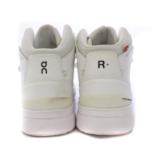 ON THE ROGER Clubhouse Mis All White スニーカー シューズ ハイカット US