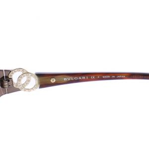 BVLGARI タグ付き サングラス カラーレンズ グラデーション 6114 130 茶 ブラウン BV6055