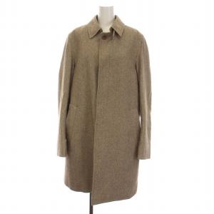 ステンカラーコート ウール混 アウター 44 L ベージュ /YM
