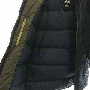 NANGA clef オーロラダウンジャケット ジップアップ フード S 黒 ブラック