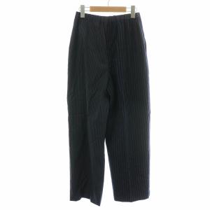ENFOLD 23AW ストレートテーラードトラウザーズ STRAIGHT - TAILORED TROUSERS スラックスパンツ ジップフライ