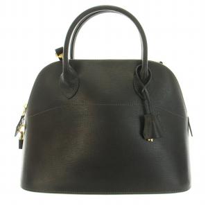 SOMES SADDLE ハンドバッグ ショルダーバッグ 2way レザー クロシェット 南京錠 黒 ブラック