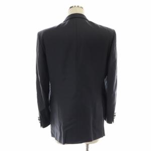 LANVIN スーツ セットアップ 上下 2点セット テーラードジャケット シングル 背抜き サイドベンツ パンツ スラックス センタープレス