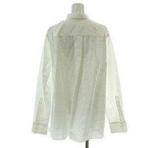 sacai シャツ ブラウス 長袖 切替 フレア 2 L 白 ホワイト