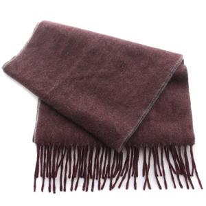 BEAUTY&YOUTH UNITED ARROWS マフラー フリンジ カシミヤ 無地 ボルドー