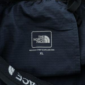 THE NORTH FACE イージーパンツ ウエストゴム ナイロン ストレッチ ロゴ プリント XL 紺 ネイビー NB31976