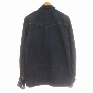 REMI RELIEF ウエスタンシャツ デニム シャツ 長袖 XL 青 ブルー