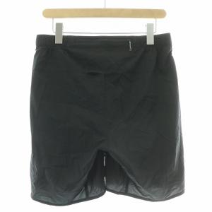 THE NORTH FACE スワローテイルベントハーフパンツ ショートパンツ イージー ウエストゴム ナイロン ロゴ プリント XL 黒 ブラック NB41877