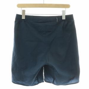 THE NORTH FACE スワローテイルベントハーフパンツ ショートパンツ イージー ウエストゴム ナイロン ロゴ プリント XL 紺 ネイビー NB41877