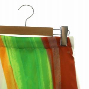 Ameri VINTAGE 22SS ヘイリーウェーブアートスカート HAILEY WAVE ART SKIRT ロング マキシ フレア 総柄 S マルチカラー