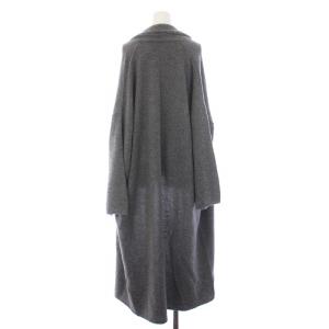 EVERYDAY I LIKE 21AW Cashmere ロングガウン F グレー 21020500803030