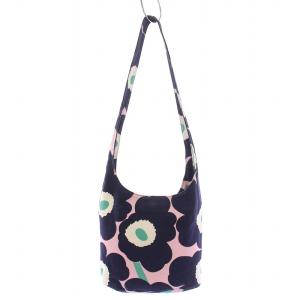 marimekko 花柄ショルダーバッグ marimekko 花柄 ショルダーバッグ - メルカリ