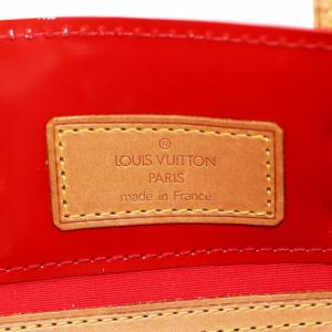 LOUIS VUITTON リードPM モノグラムヴェルニ トートバッグ レッド M91088